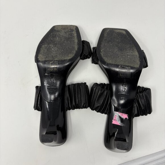 Cult Gaia Leather Slides Heeled Platform Sandals Size: 8.5 | IT 38.5 - Picture 6 of 7